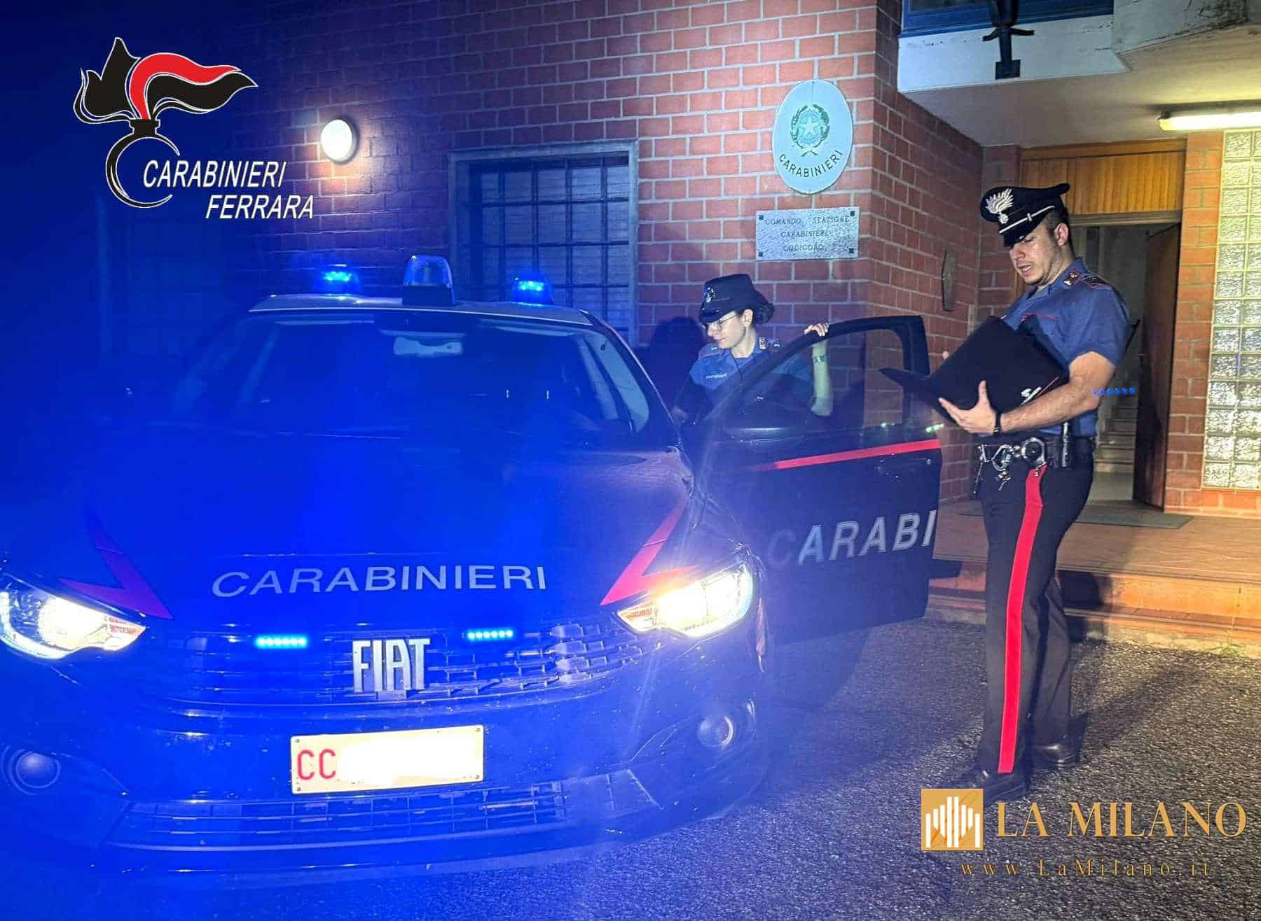 Codigoro, lite domestica davanti alla figlia: 31enne arrestato per resistenza e lesioni a pubblico ufficiale