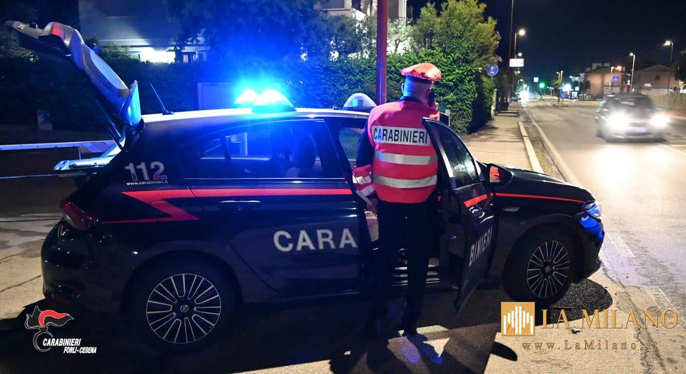 Cesena, controlli straordinari dei Carabinieri: Denunce per guida in stato di ebbrezza, droga e furti