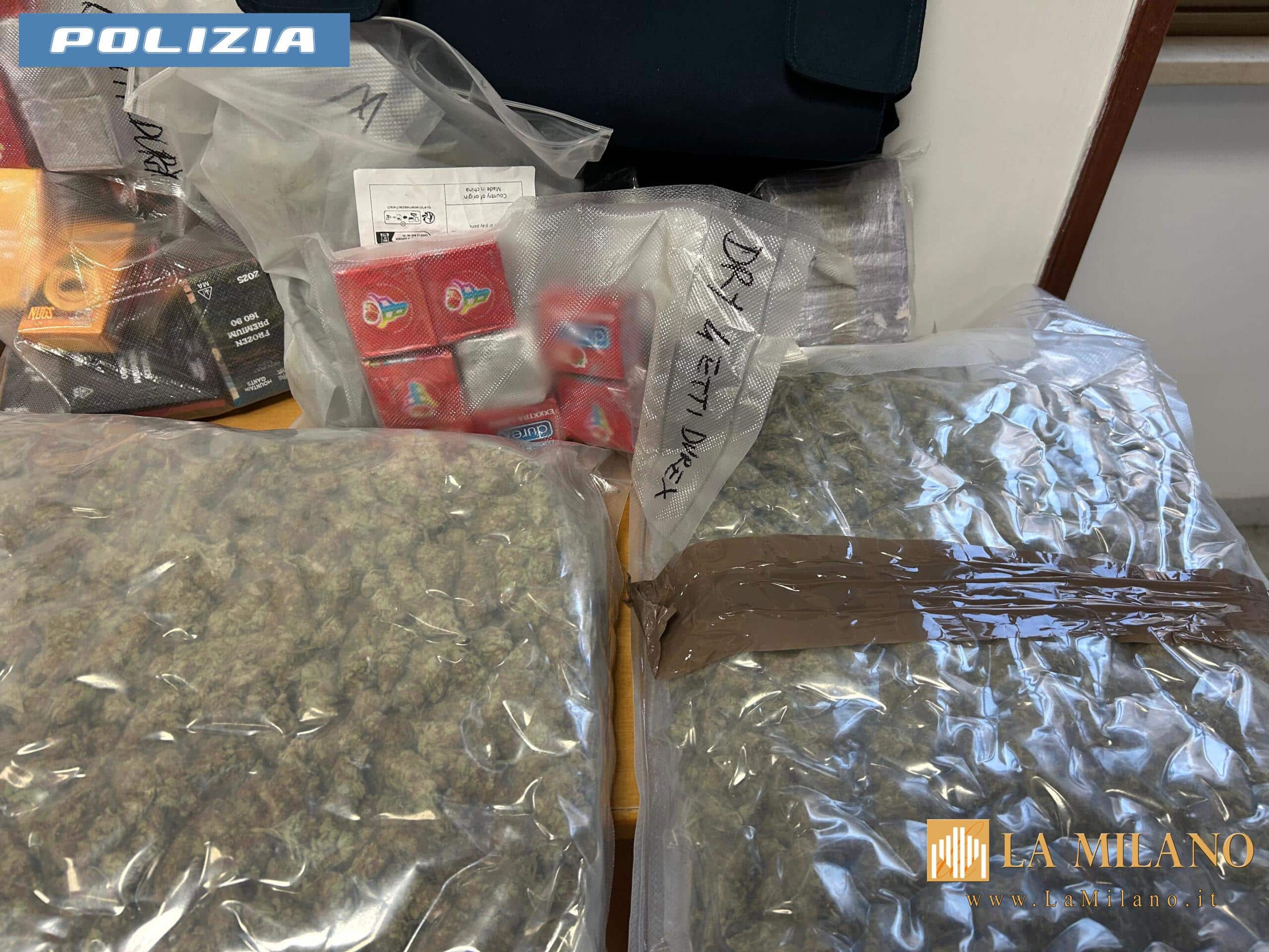 Roma, 16 kg di droga in casa: arrestato 42enne, stupefacenti ovunque anche vicino a una bambina