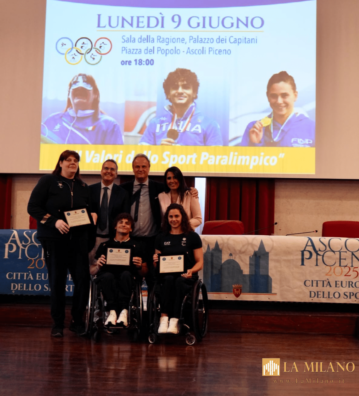 Ascoli celebra lo sport paralimpico: applausi e storie di vita al Gran Galà