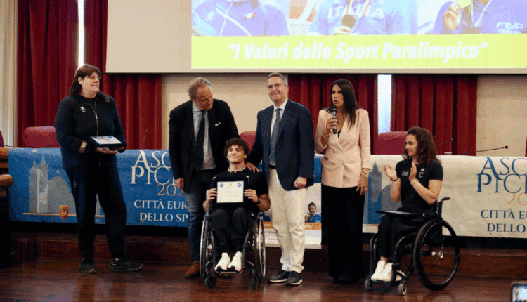 Al Palazzo dei Capitani una serata ricca di emozioni e testimonianze, tra grandi atleti, premiazioni e riflessioni sul valore inclusivo dello sport paralimpico