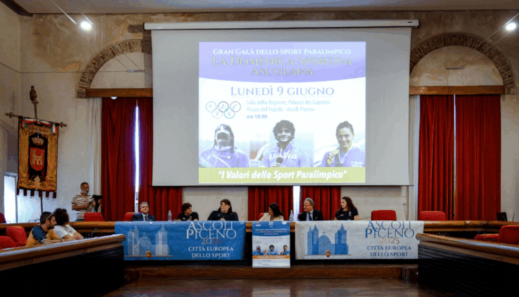 Ascoli celebra lo sport paralimpico: applausi e storie di vita al Gran Galà