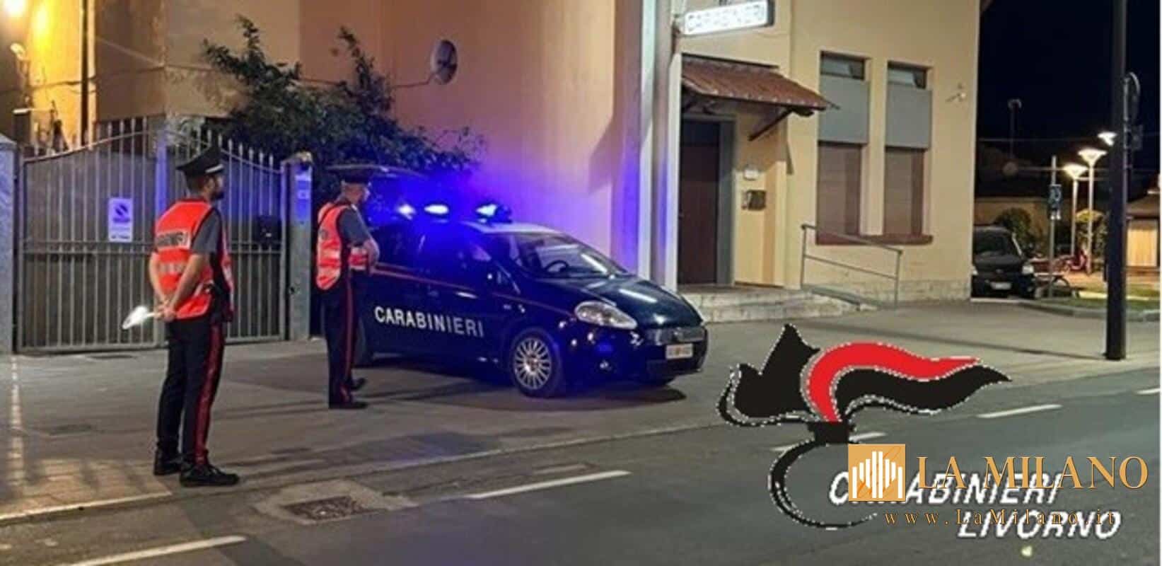 Cecina, Bibbona e Rosignano: Controlli dei Carabinieri tra droga, armi e guida in stato di ebbrezza