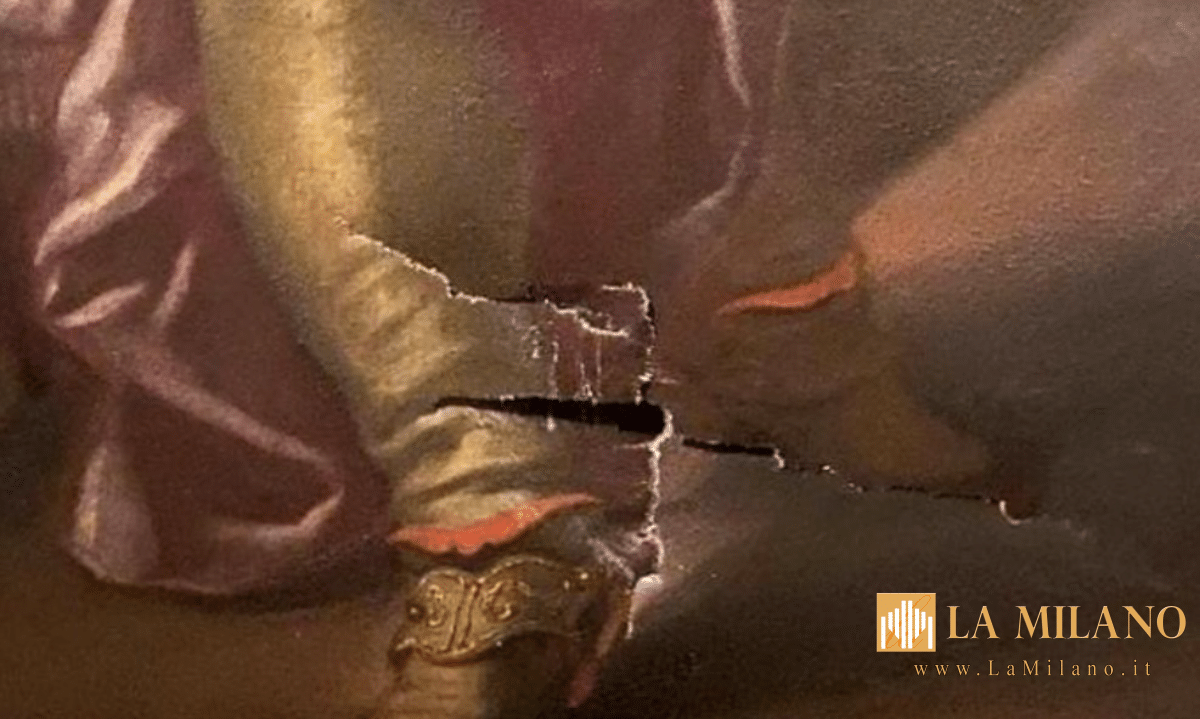 Uffizi, turista danneggia dipinto seicentesco durante un selfie