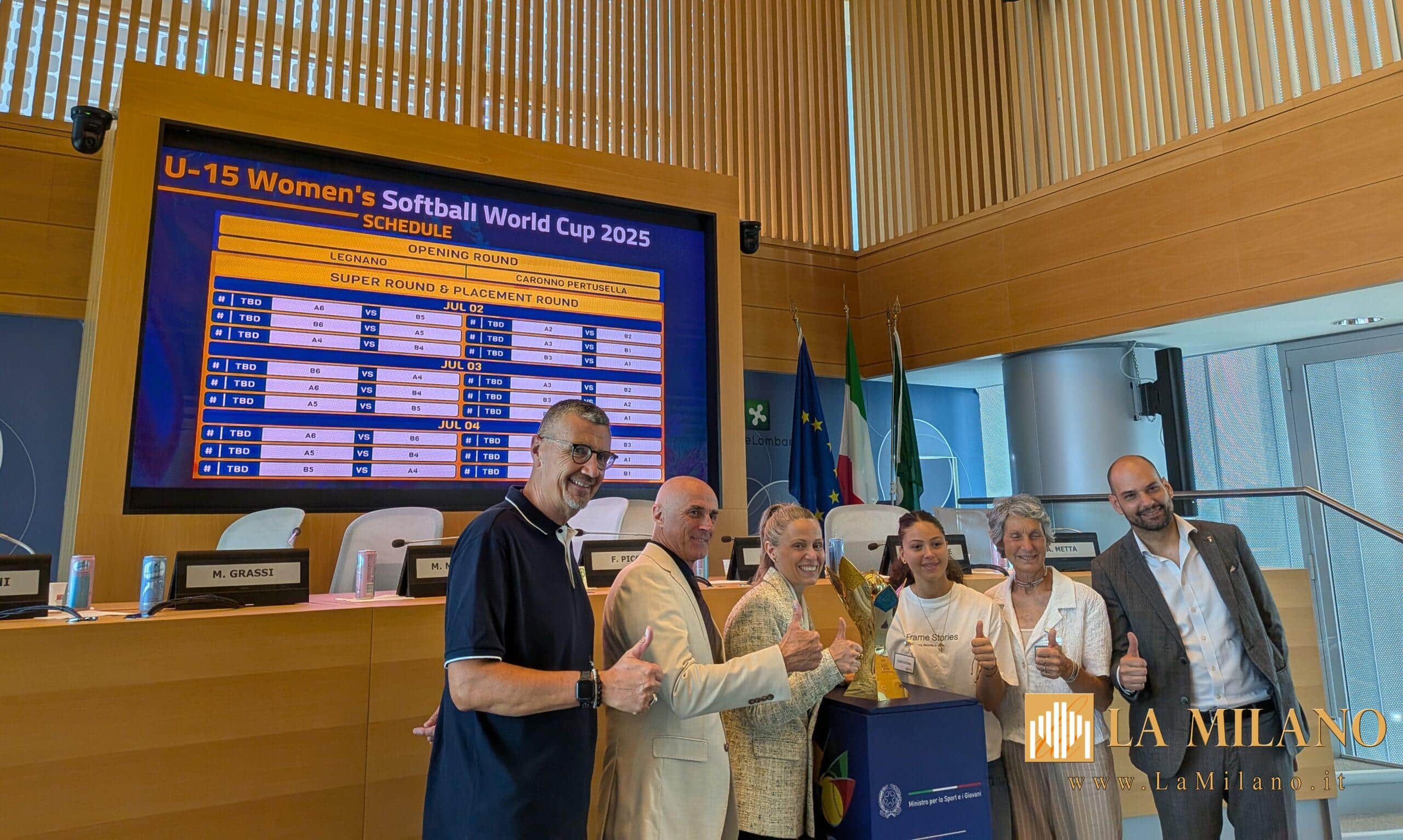 Coppa del Mondo di Softball U-15: un grande orgoglio per Regione Lombardia e per le nostre atlete.