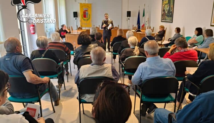 Sorradile, incontri con i Carabinieri contro le truffe agli anziani: “Informazione è protezione”