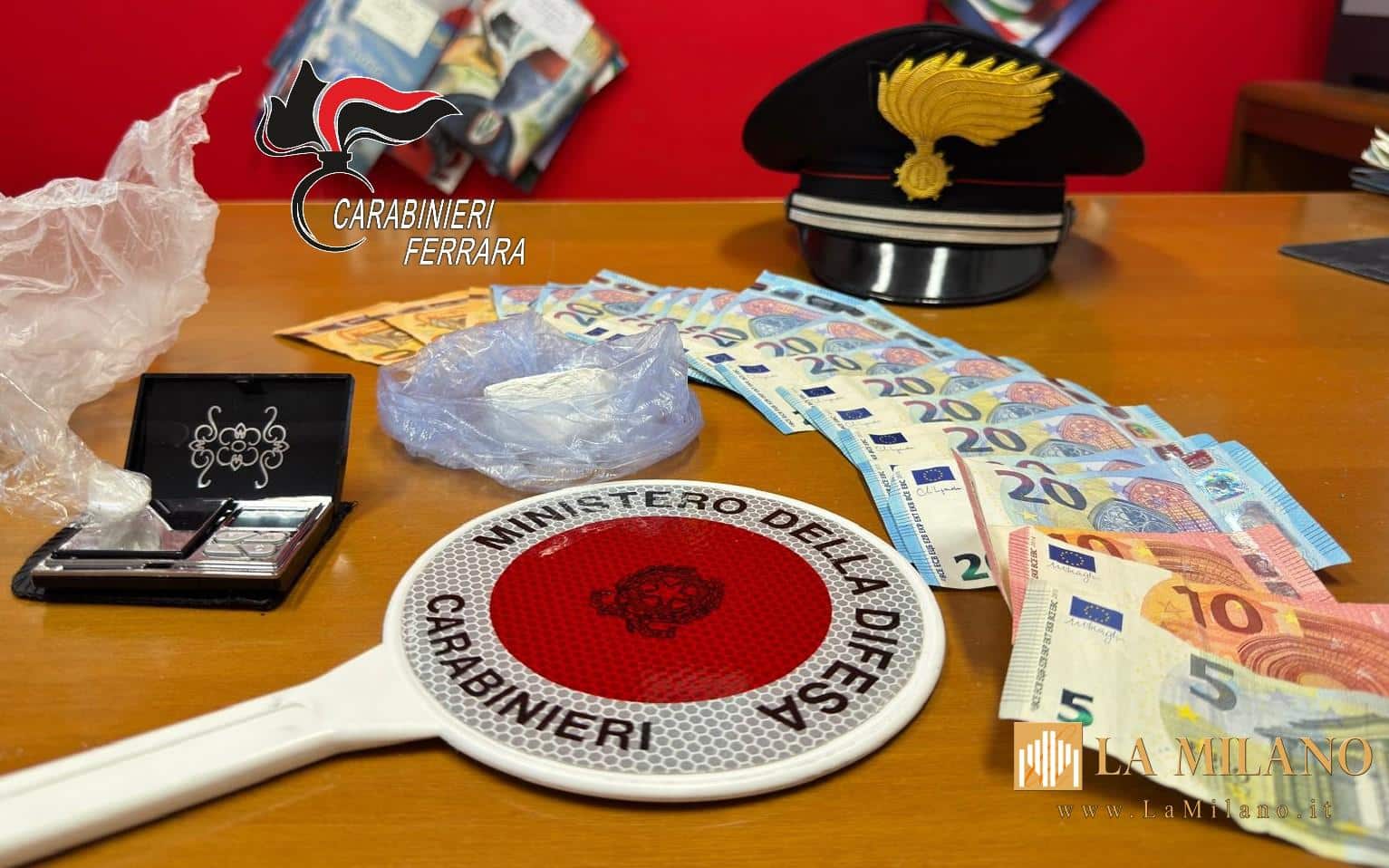 Mesola, fermato per un controllo e trovato con cocaina in hotel: Arrestato 25enne