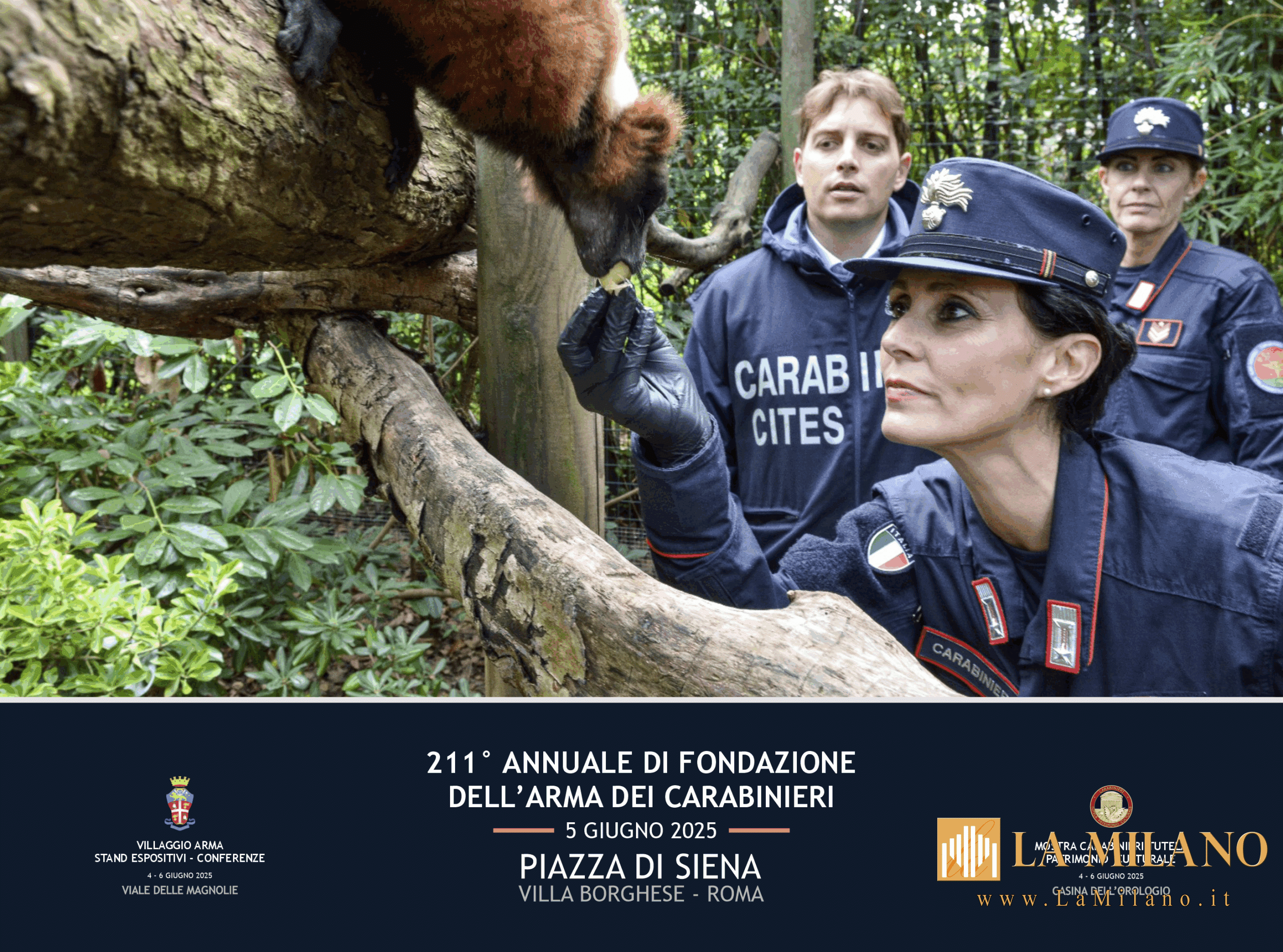 Carabinieri, 211 anni tra la gente: a Villa Borghese il “Villaggio Arma” celebra storia, innovazione e legalità.