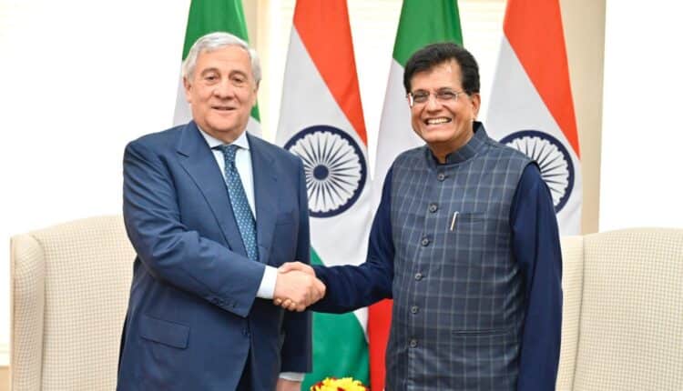 Tajani e Goyal a Brescia per il Dialogo Economico e il Forum Imprenditoriale Italia-India.