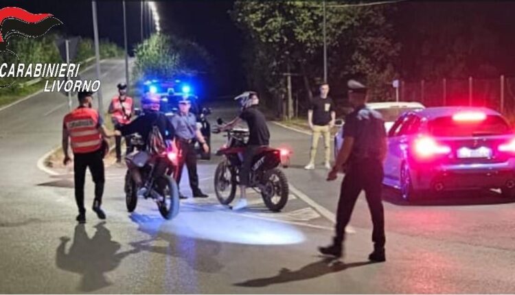 Bibbona: motociclista denunciato dai Carabinieri, guidava sotto l’effetto di cocaina.