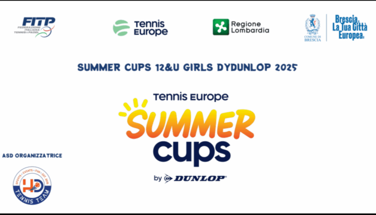 La Summer Cups 2025 torna a Brescia: giovani talenti in campo per la nona edizione del grande tennis europeo