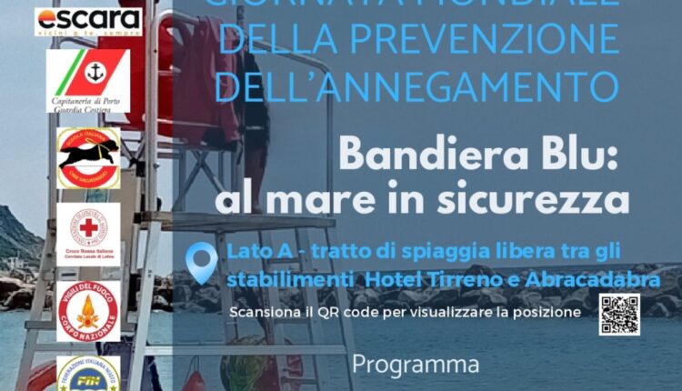 Latina celebra il World Drowning Prevention Day 2025 con l'evento "Bandiera Blu: al mare in sicurezza" 
