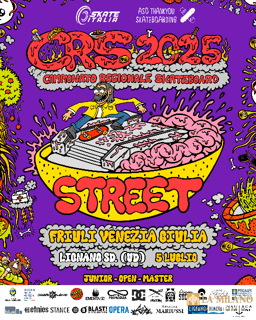 Lignano Sabbiadoro pronta ad accogliere la Finalissima del Campionato Regionale Skateboard FVG 2025.