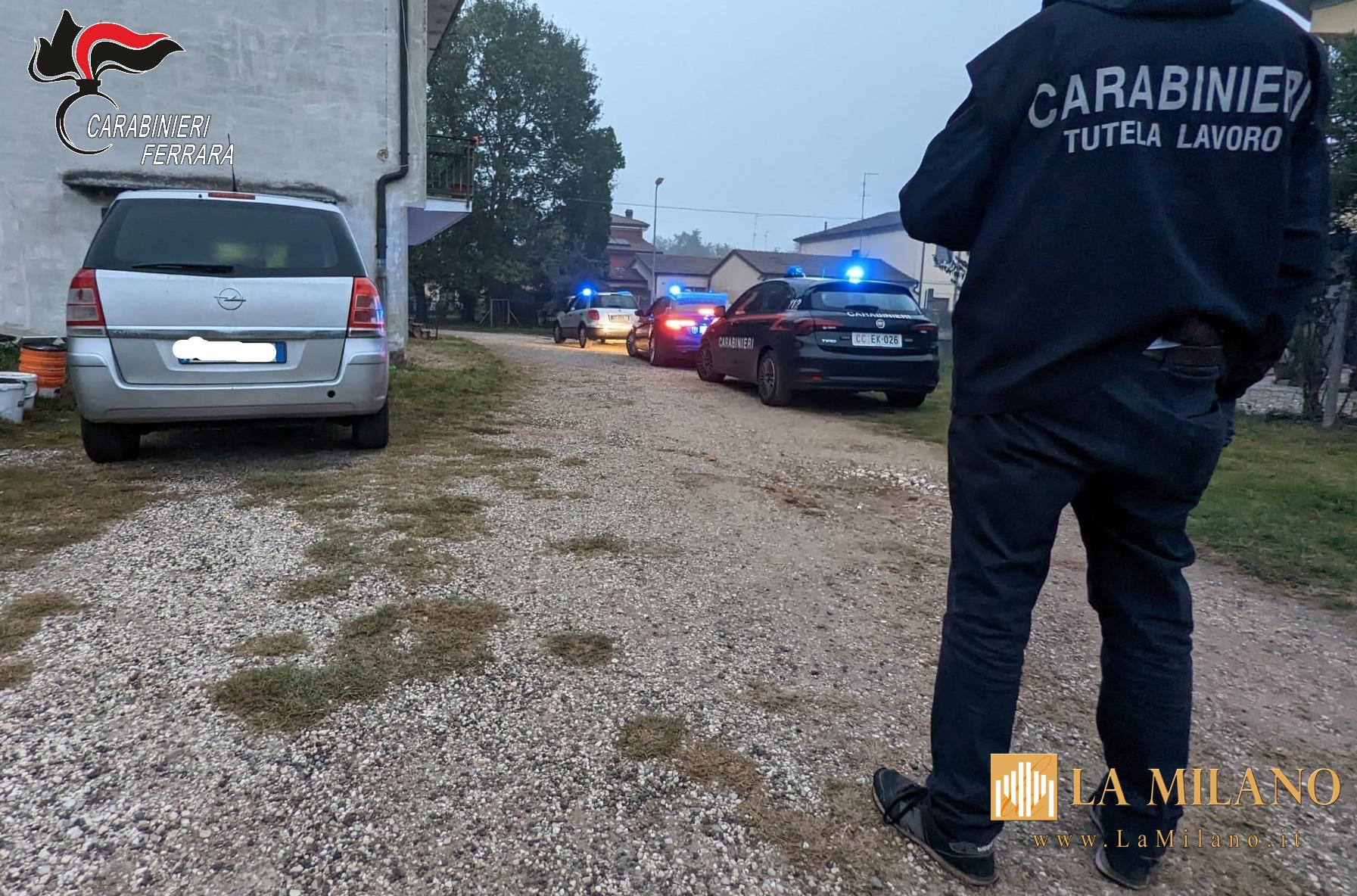 Portomaggiore: arrestato 47enne, sequestrata casa dormitorio a Fiscaglia.