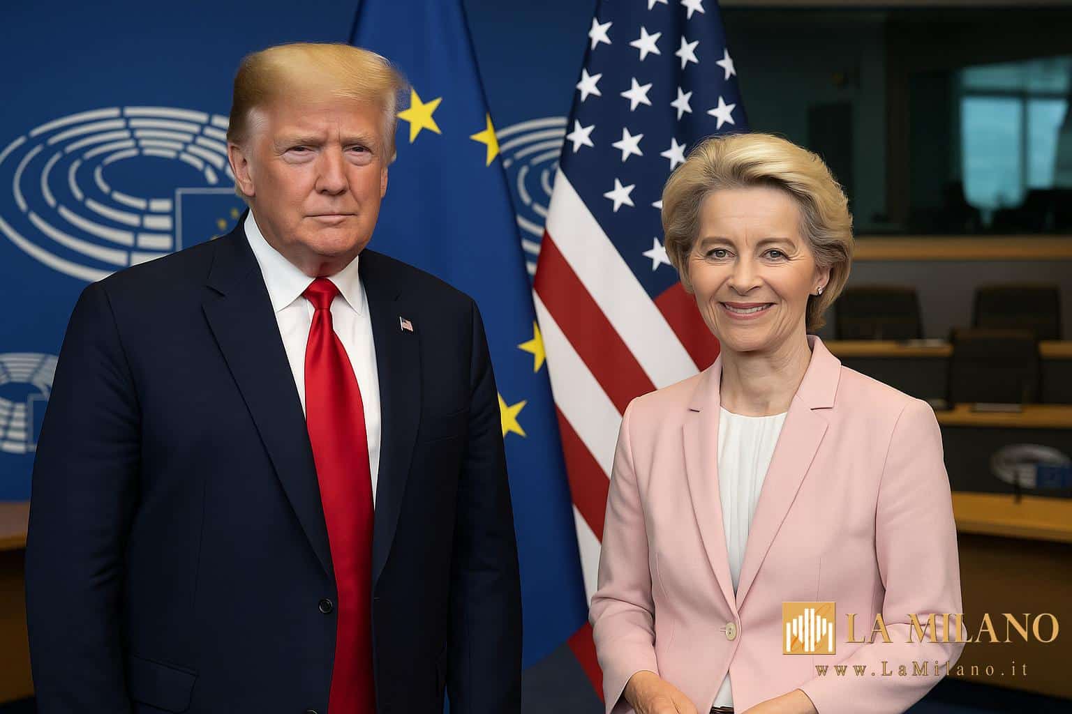 Trump “L’accordo con l’UE sarà il più grande di tutti” – Intesa vicina, il 15% sblocca i dazi