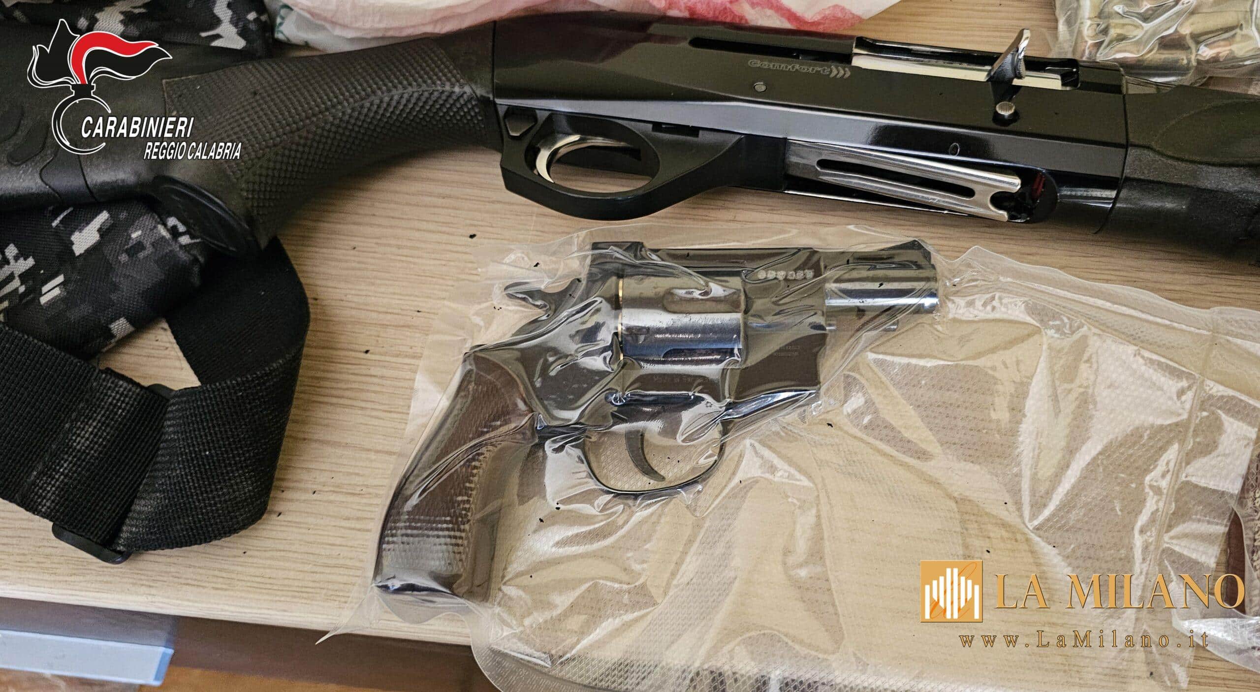 Reggio Calabria: armi e droga nei quartieri Arghillà e Rione Marconi, nuovo blitz dei Carabinieri