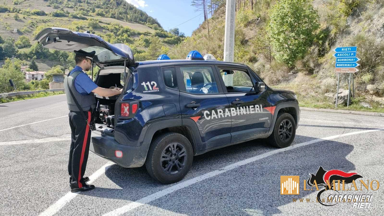 Rieti, incidente sulla Salaria a Borbona: 3 auto coinvolte, multe e decurtazione punti