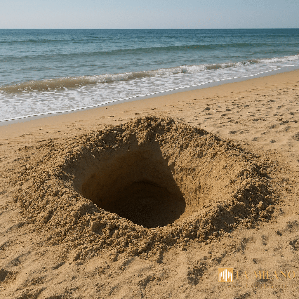 Tragedia in spiaggia a Montalto di Castro Riccardo Boni, 17 anni, muore sepolto dalla sabbia mentre scava un tunnel