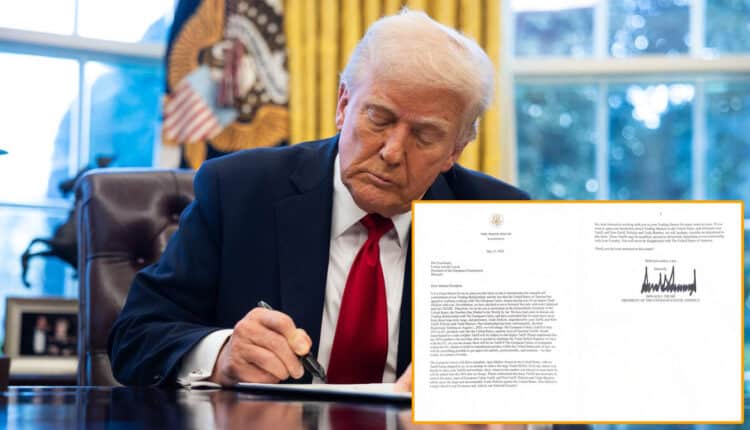 Trump Lettera DAZI all'Europa