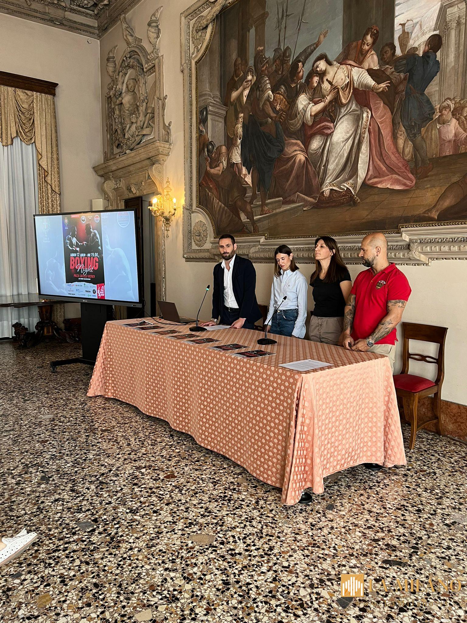 Boxing Night Vicenza: sport e spettacolo sotto le stelle in piazza Castello
