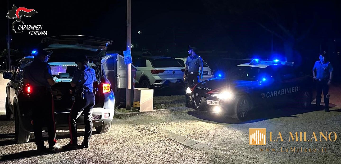 Comacchio: fine settimana di controlli straordinari dei Carabinieri, un arresto, quattro denunce e segnalazioni per uso di droghe.