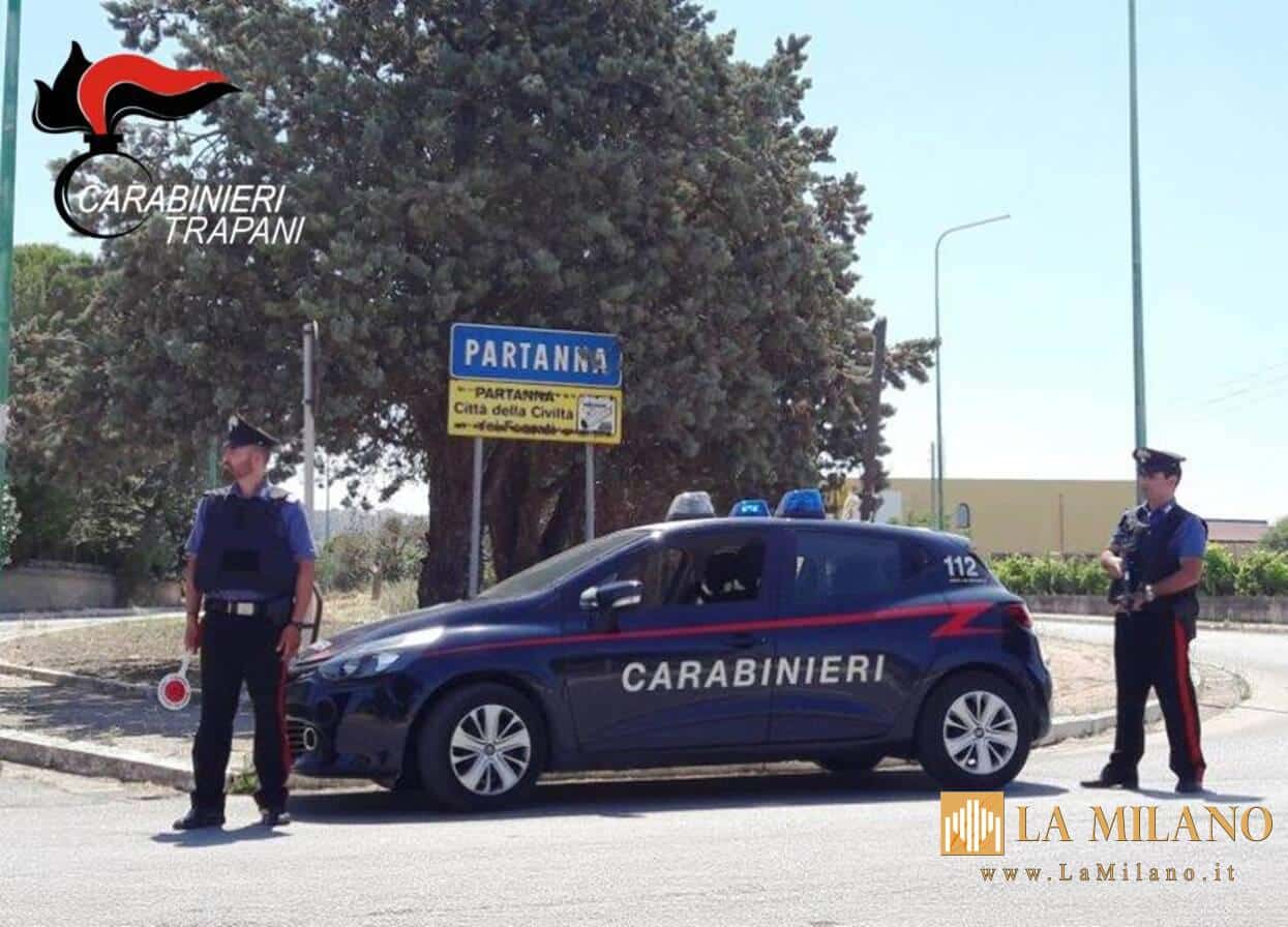 Partanna, coppia arrestata con oltre un chilo di cocaina a bordo dell’auto