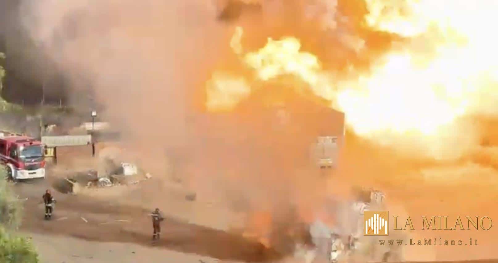 Tragedia a Roma: esplosione devasta distributore di carburante in via dei Gordiani, 36 feriti – due in pericolo di vita