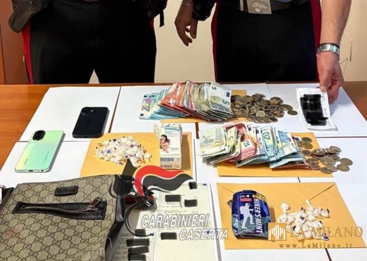 Aversa, in fuga sullo scooter con crack e cocaina: Arrestato 20enne