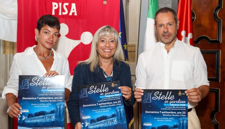 Pisa, torna “Stelle in Giardino”: moda, arte e creatività al Giardino Scotto il 7 settembre