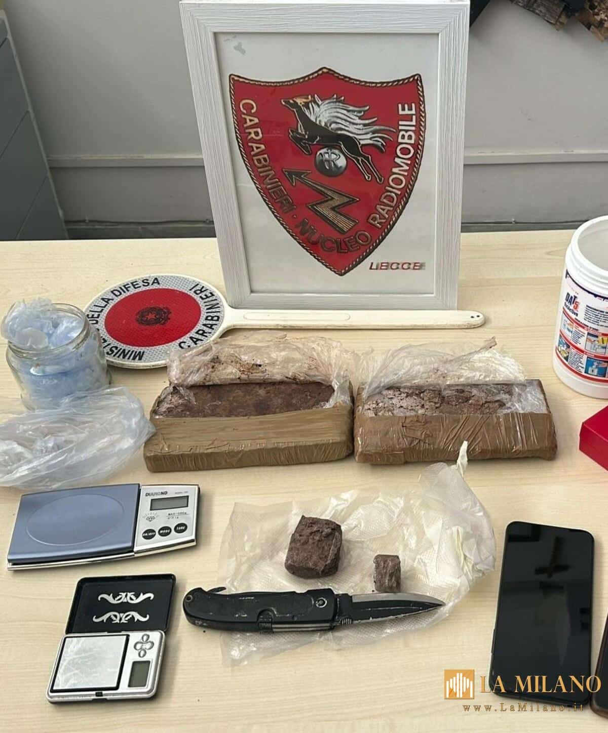 Lecce, trovato in possesso di oltre un chilo di eroina: arrestato