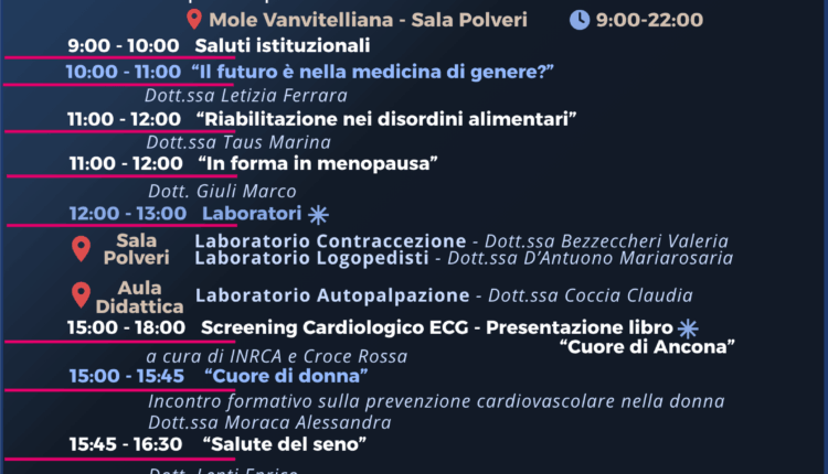 Ancona, “Extra Salute 2025”: 5 giorni dedicati al benessere e alla prevenzione