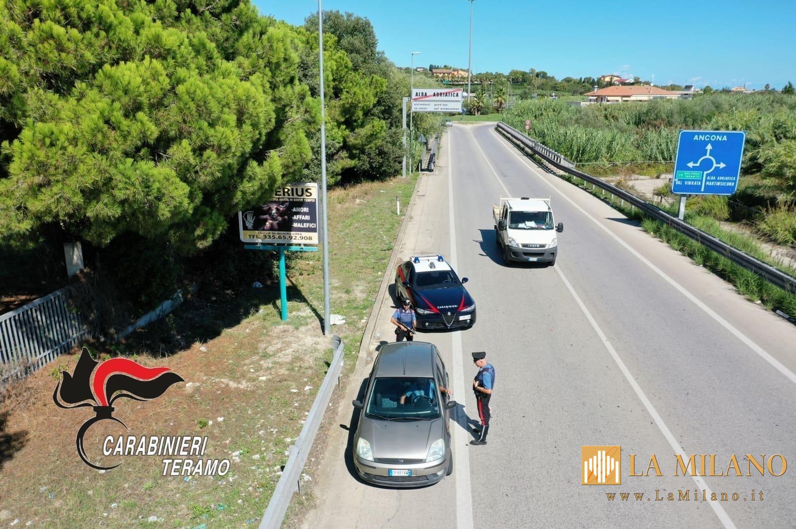 Teramo, controlli dei Carabinieri: arresti, denunce e misure cautelari per reati contro la persona e il patrimonio