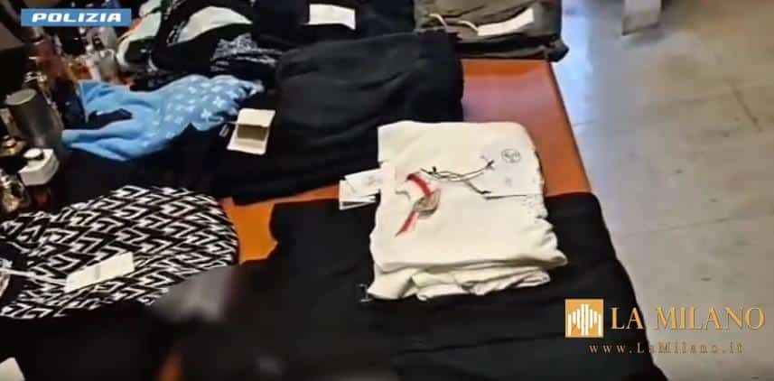 Roma, blitz interforze nel campo nomadi di via Candoni: scoperta stock house di refurtiva griffata