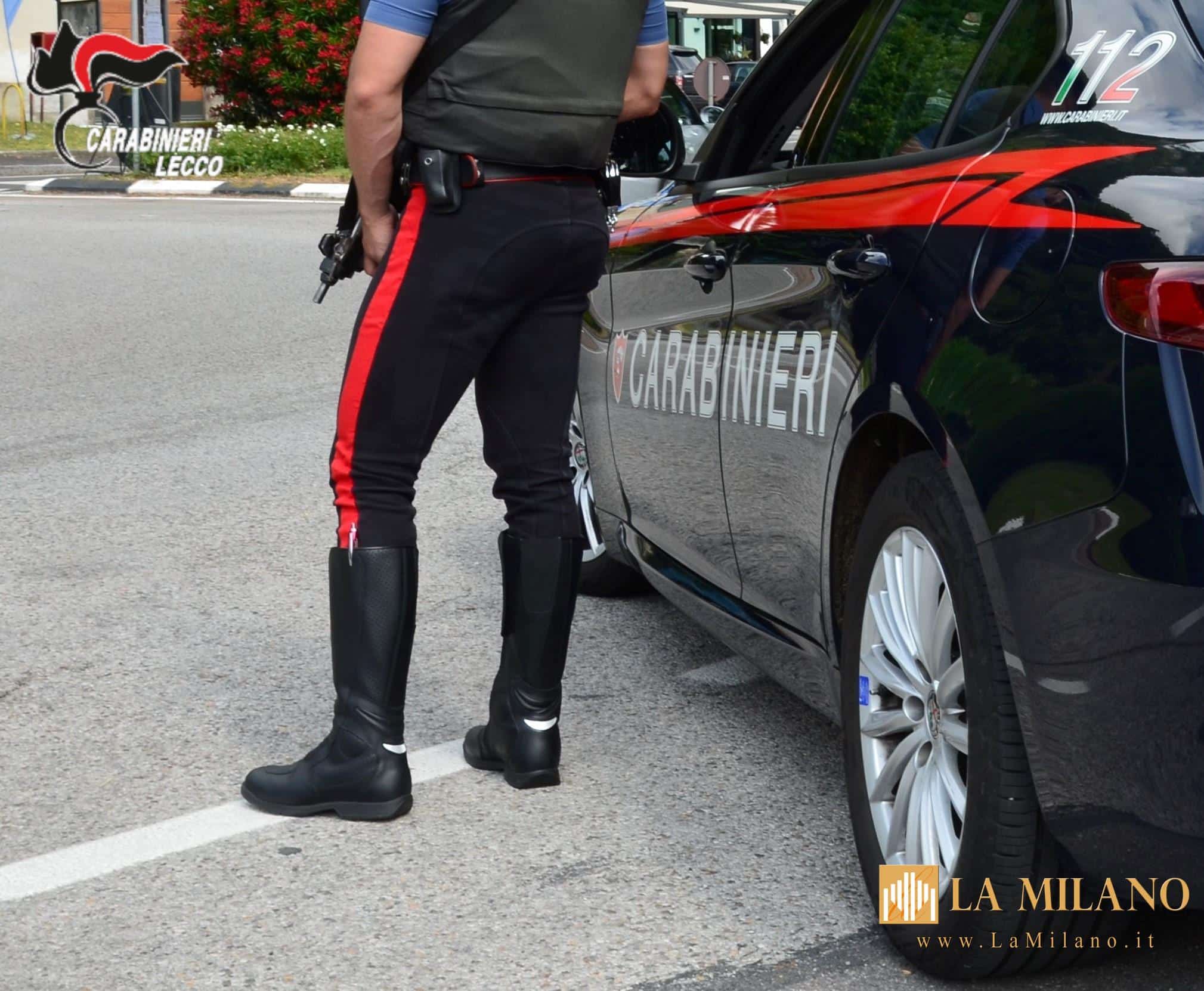 Colico, smantellate tre postazioni di spaccio nei boschi: controlli dei Carabinieri con unità cinofila