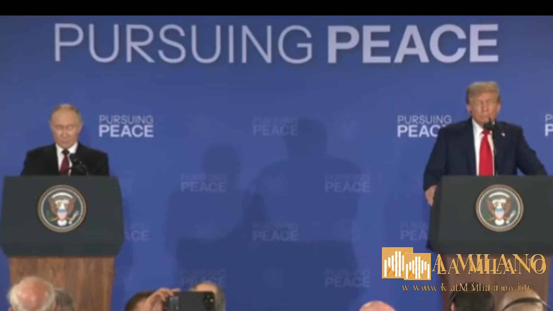 Vertice in Alaska tra Trump e Putin: “Accordo vicino, ottime chance di pace in Ucraina”