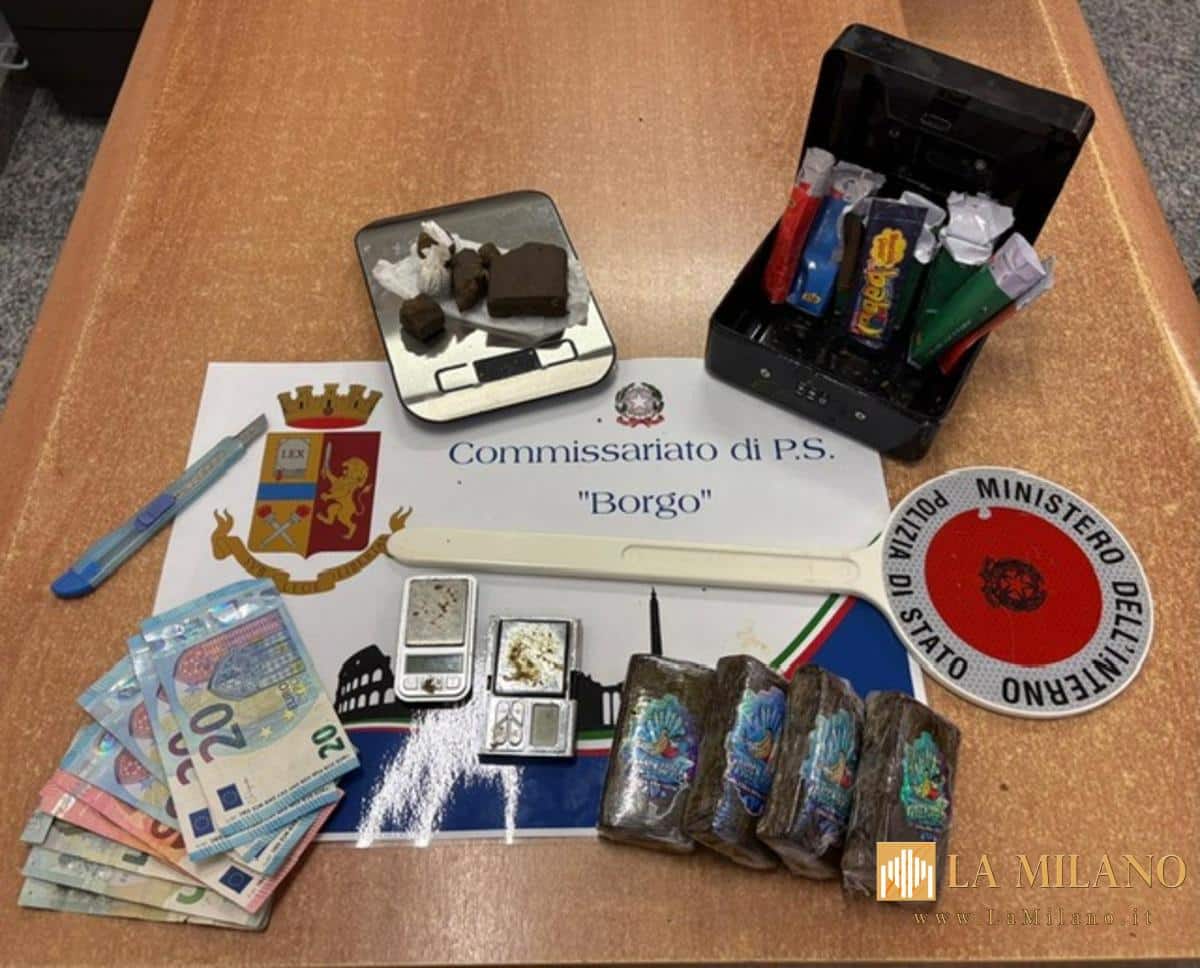 Roma, arrestato giovane spacciatore