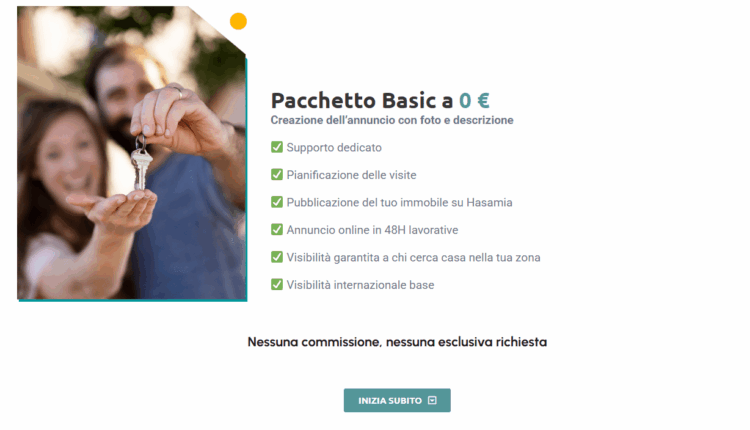 Hasamia lancia un pacchetto full digital gratuito per vendere immobili con facilità