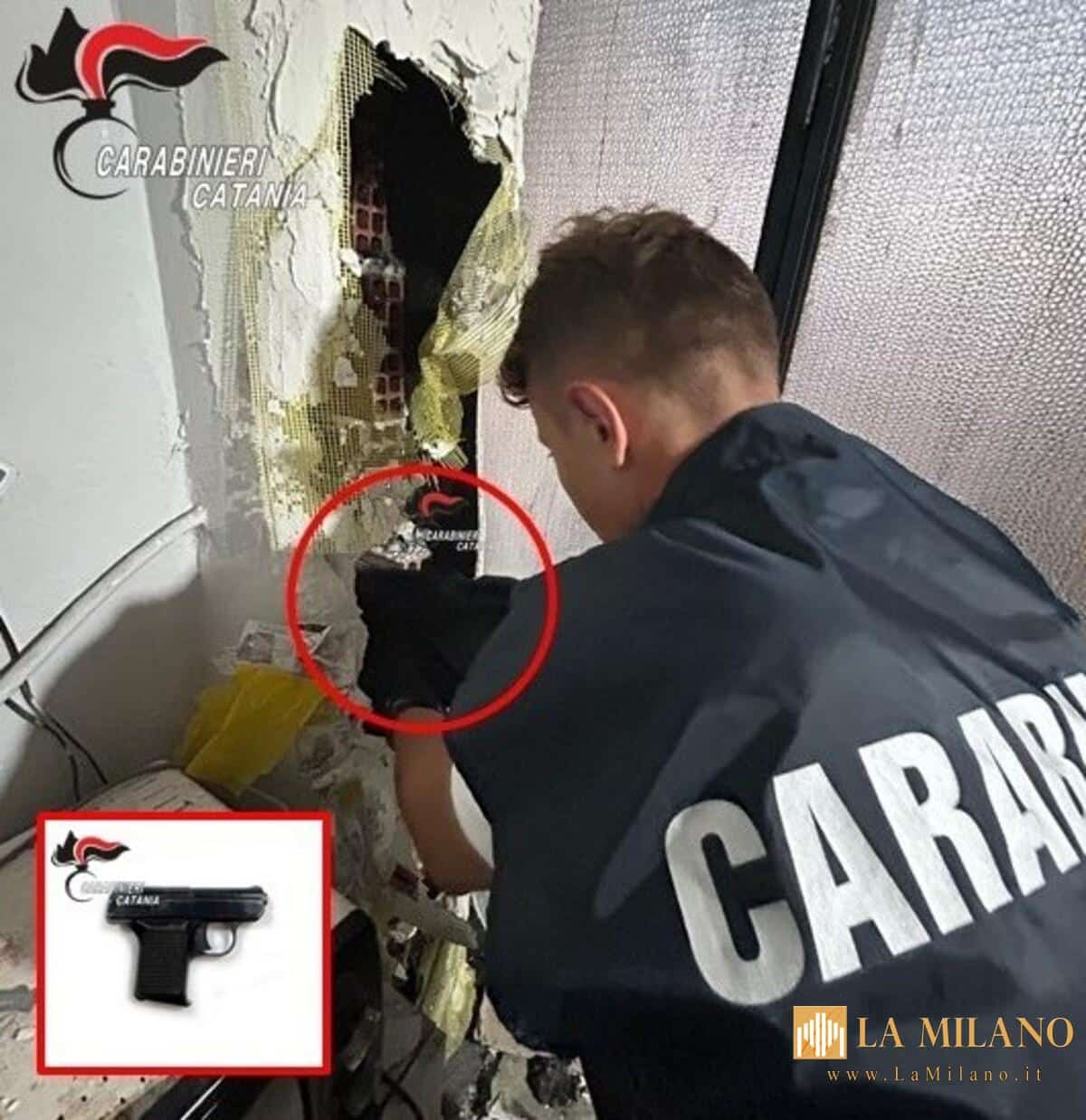 Catania, blitz anti-droga a Librino: arrestato 24enne con cocaina, crack, marijuana e pistola modificata