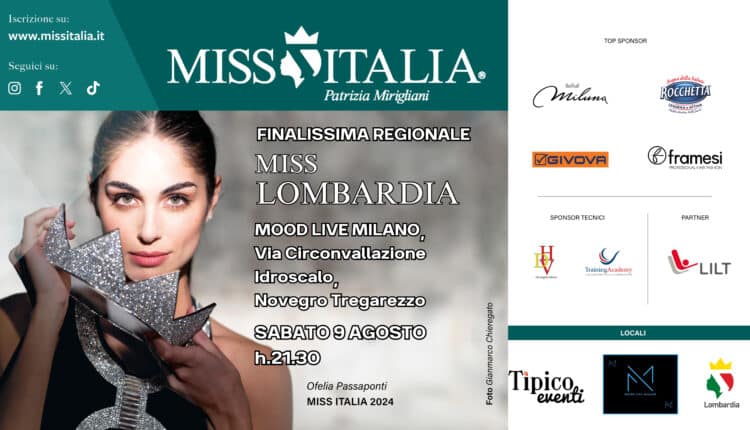 Finalissima Miss Italia Lombardia 2025: bellezza, eleganza e sogni in passerella a Milano
