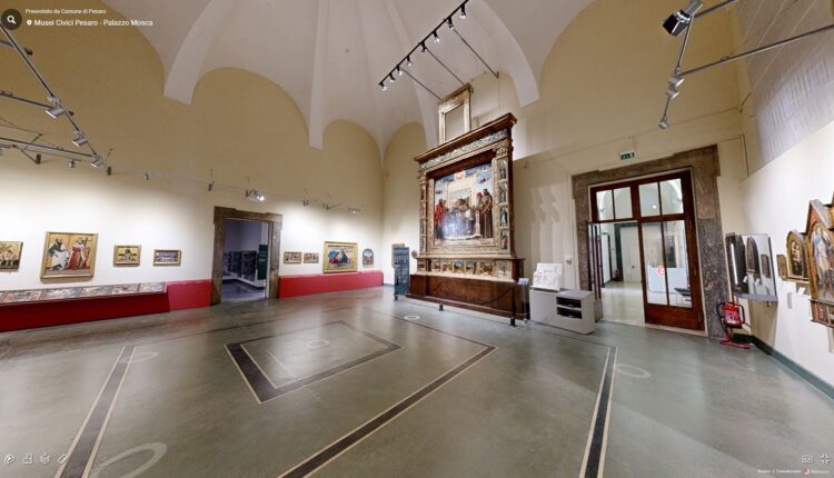 Pesaro Musei inaugura il Virtual Tour 3D di Palazzo Mosca, Rossini e Officine Benelli