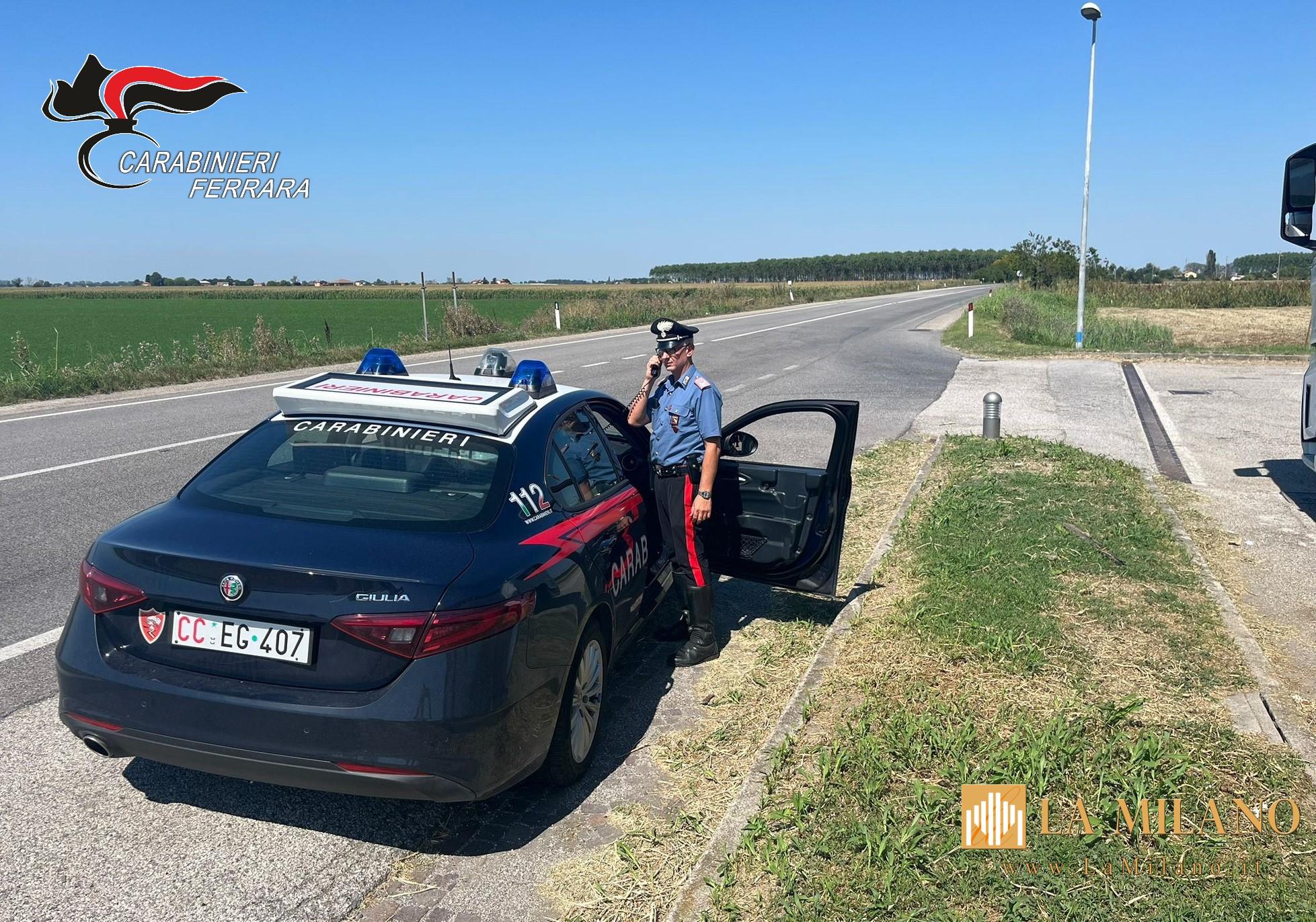Ferrara: minaccia il vicino con una catena, arrestato minorenne per tentata rapina. Denunciati anche un automobilista e 2 persone nei controlli sul territorio