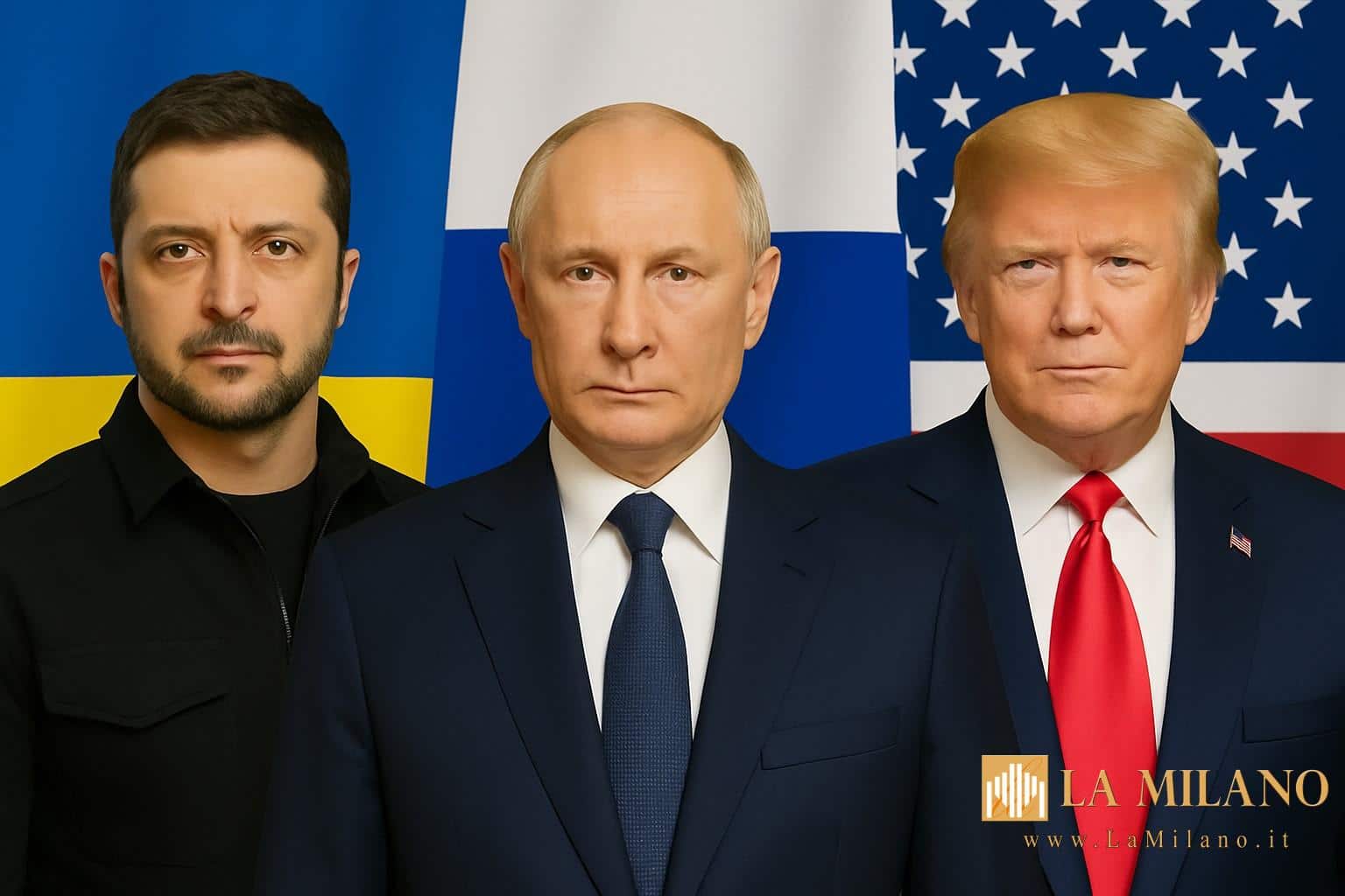 Zelensky - Putin - Trump