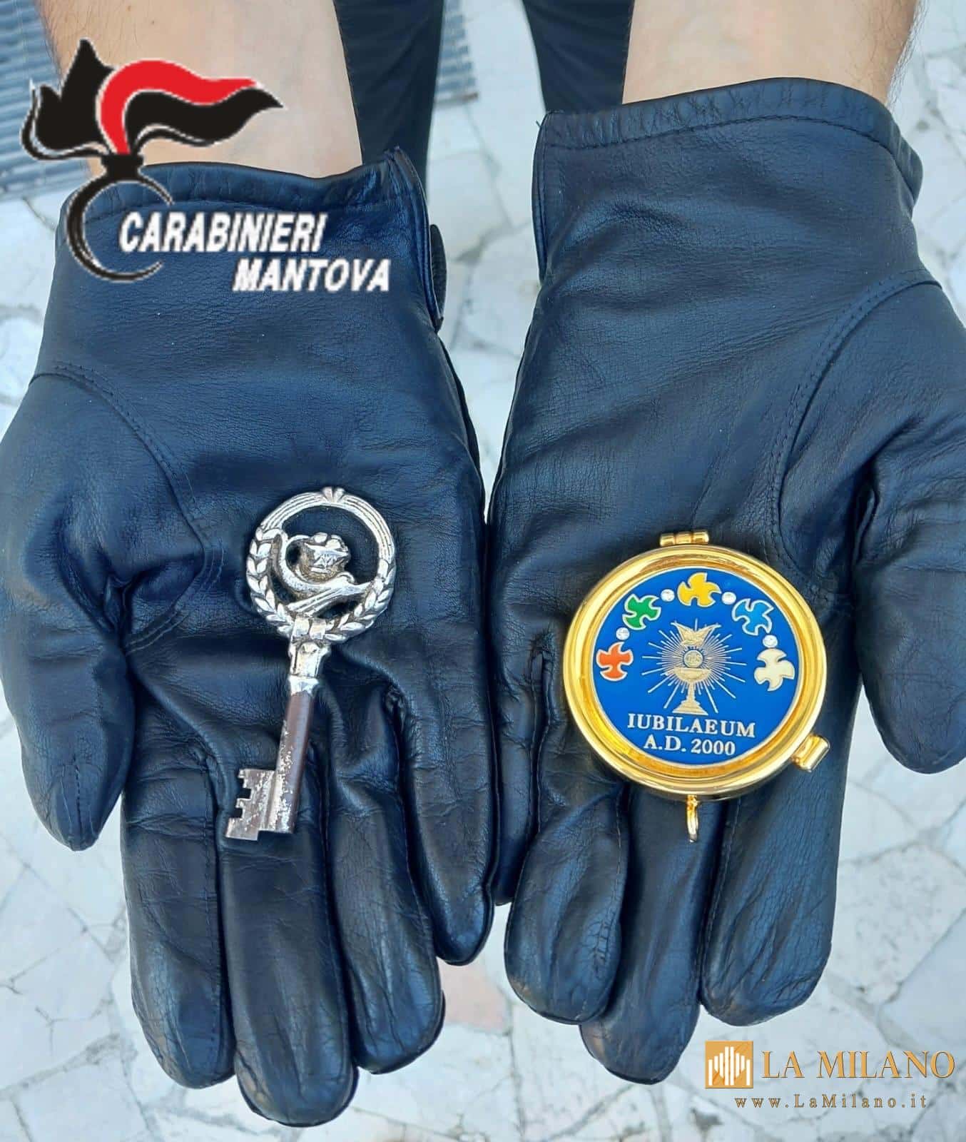 Castellucchio, gruppo di minorenni rubano dalla chiesa degli oggetti liturgici: denunciati per furto aggravato in concorso