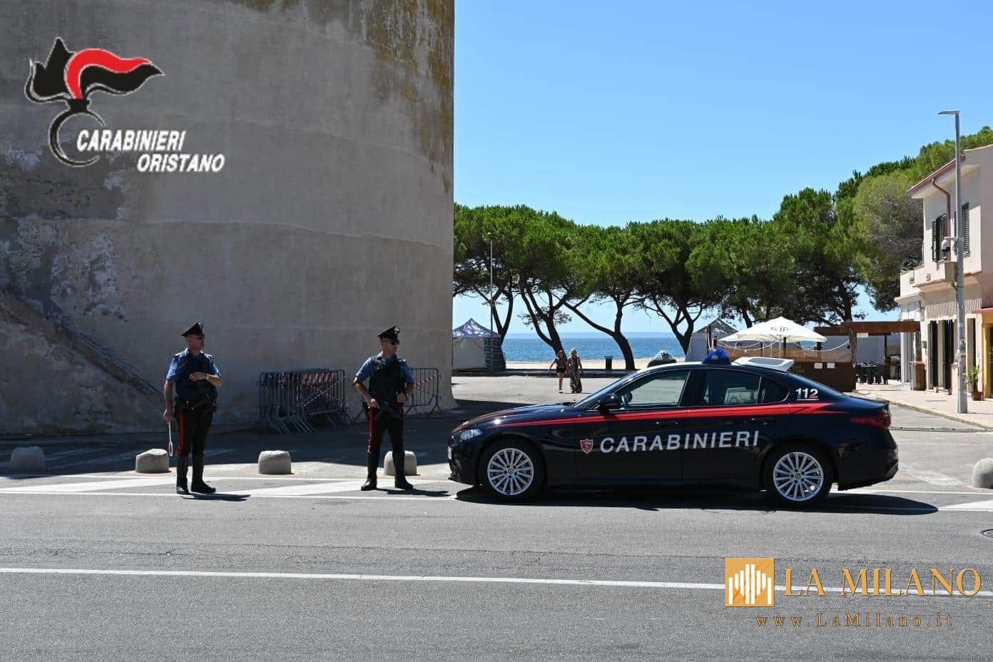Oristano, decine di Carabinieri impegnati nei controlli