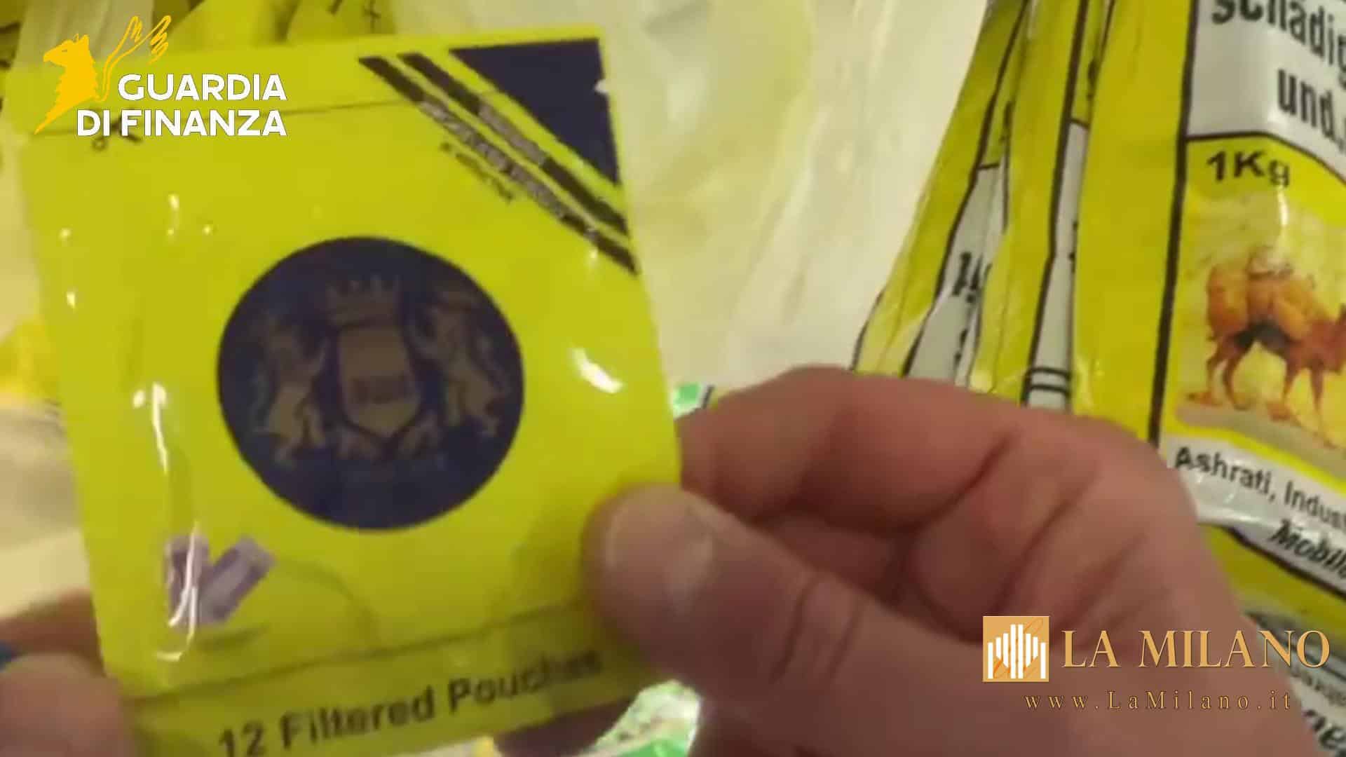 Guardia di Finanza di Caltanissetta: maxi sequestro di oltre 42 kg di tabacchi esteri “Gutka” e “Snus”. Arrestato un cittadino pakistano a Canicattì