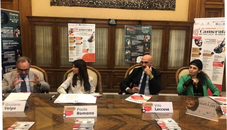 Bari, presentata l’84ª Stagione 2025-2026 della Camerata Musicale Barese