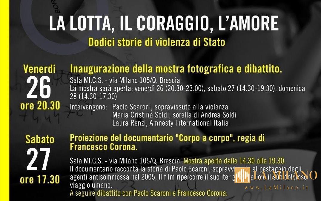 Amnesty International a Brescia: Dodici storie di violenza di Stato