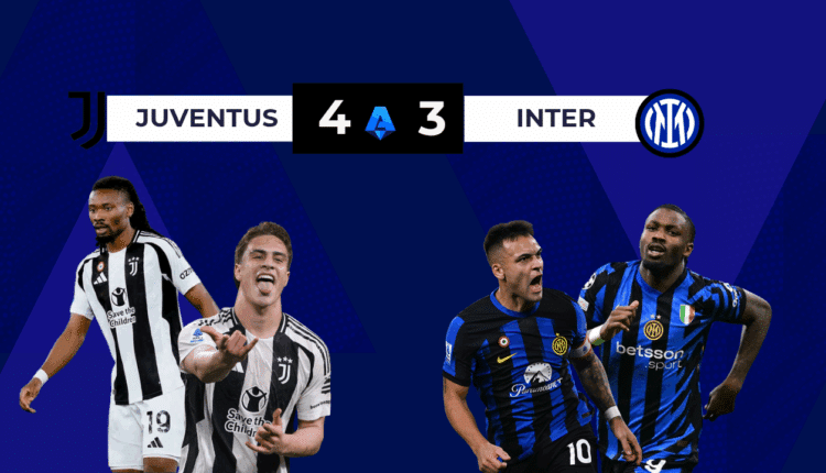 Serie A: Adžić regala la vittoria alla Juventus in pieno recupero. I bianconeri vincono 4-3 in una girandola di emozioni