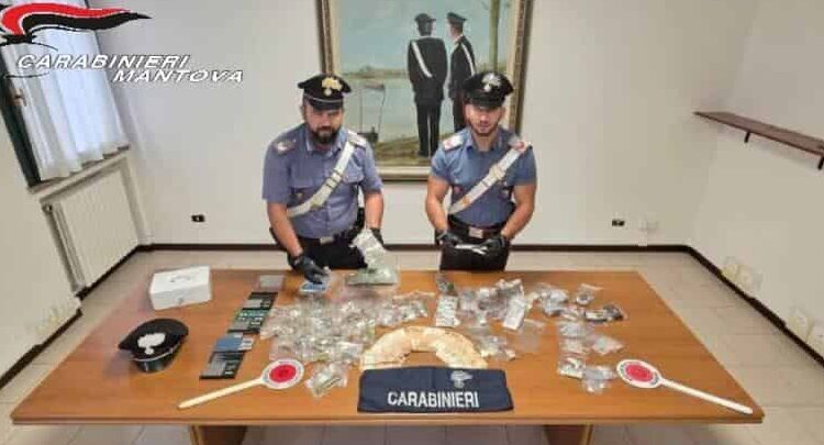 Viadana: arrestato intero nucleo familiare per spaccio di droga, sequestrati 2 kg di stupefacenti e 25mila euro
