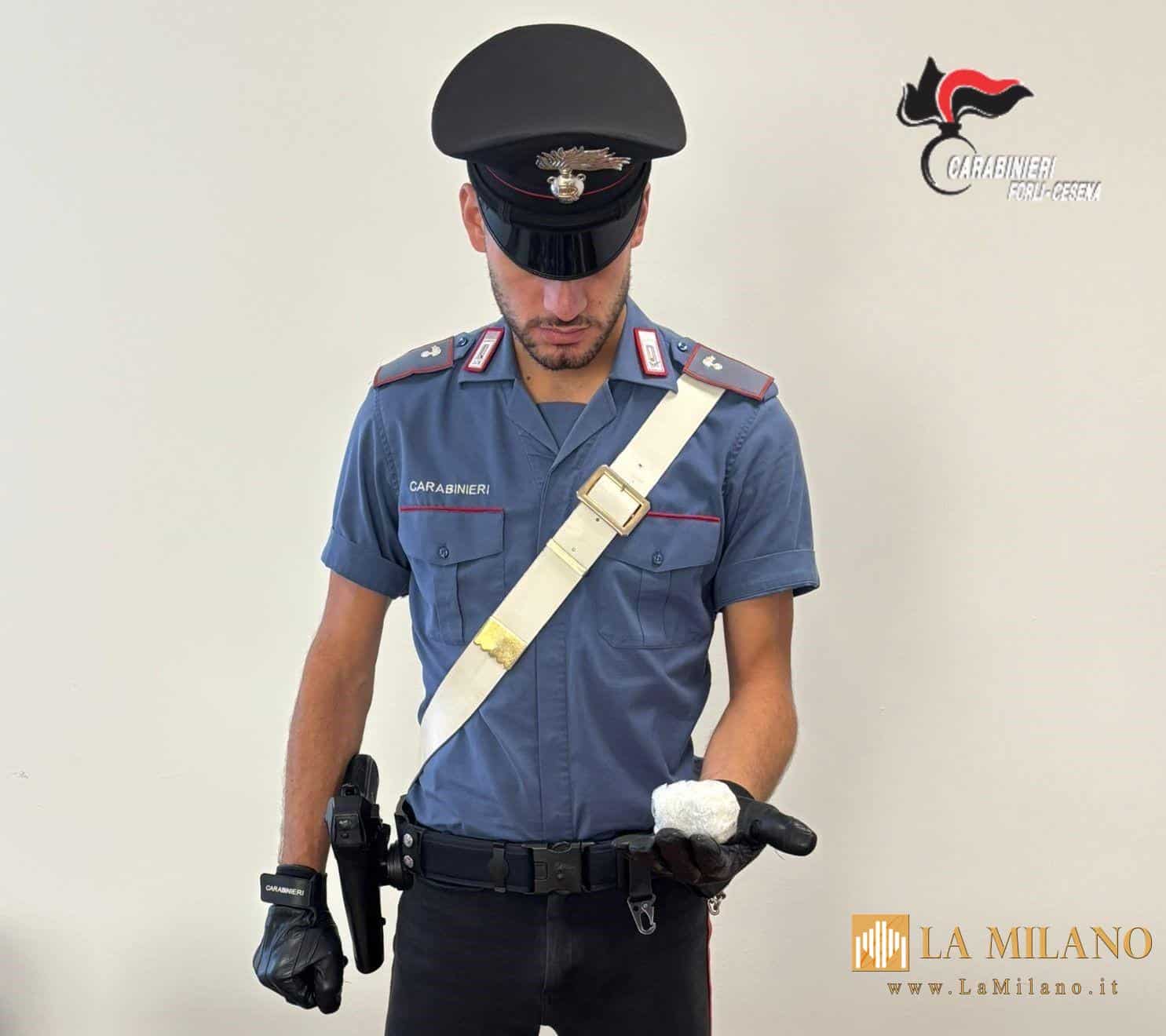 Cesena, 24enne trovato con 100 grammi di sostanza stupefacente: arrestato.